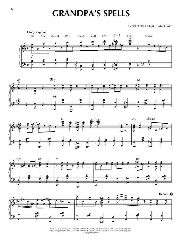 Jazz Piano Solos vlume 55 - Ragtime