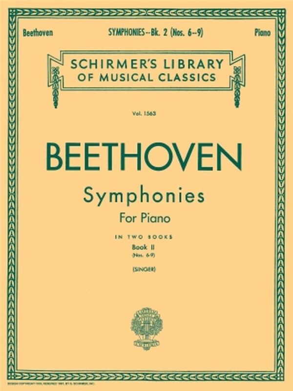 Beethoven Symphonies for Piano 6-9