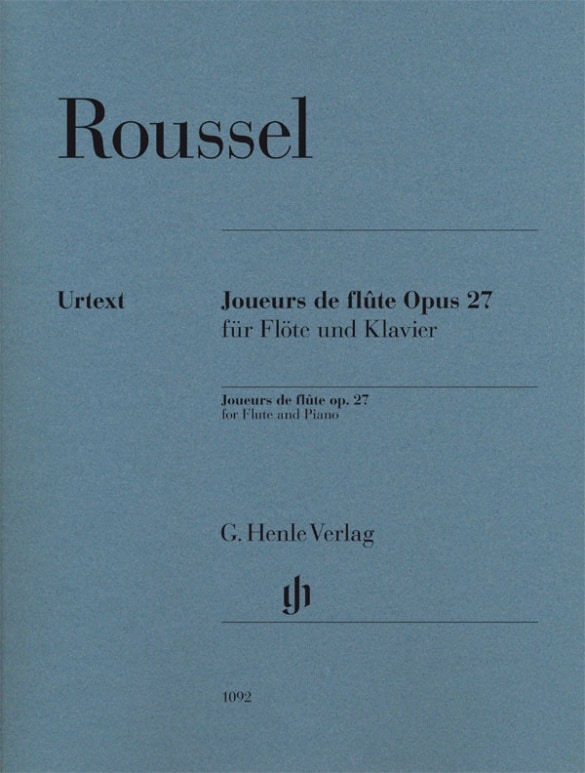 Roussel, Albert – Joueurs de flûte op. 27 for Flute and Piano (urtext) Noter