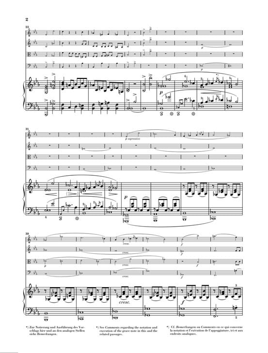 Schumann, Robert: Piano Quintet in Eb major Op. 44/ Pianokvintett Ess-Dur (urtext) Kammarmusik/Ensemble
