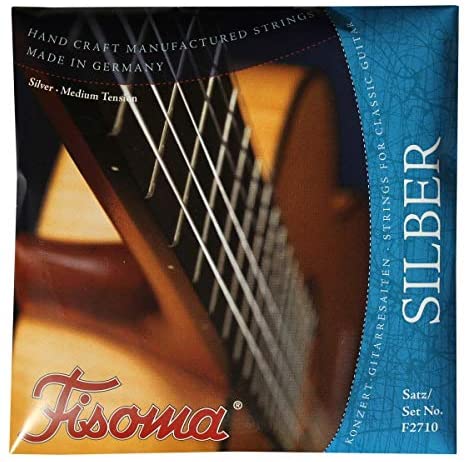 Gitarrsträngar Fisoma F2710 Silver Classical Guitar Nylon Strings Set – medium tension Gitarrsträngar