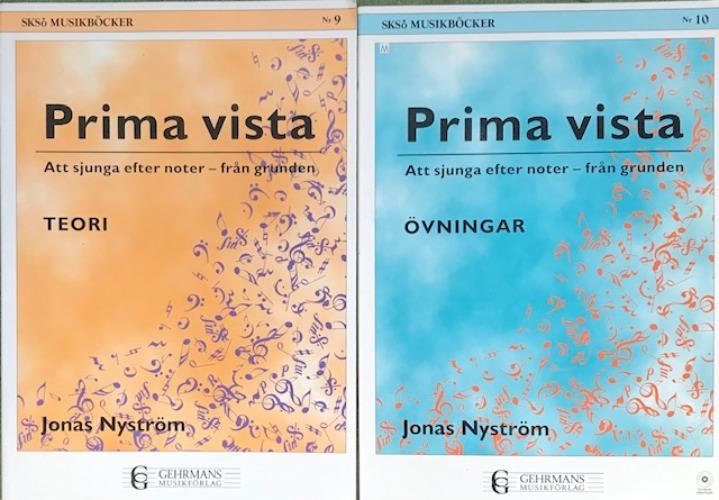 Nyström, Jonas: Prima Vista att sjunga efter noter - från grunden: Paket (Teori/Övningar-CD) (Teori- och Övningsbok med CD)