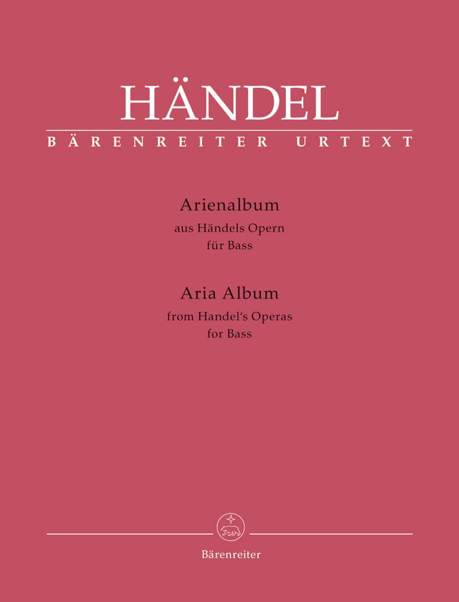 Händel, Georg Friedrich: Aria Album for Bass from Handel's Operas (urtext)