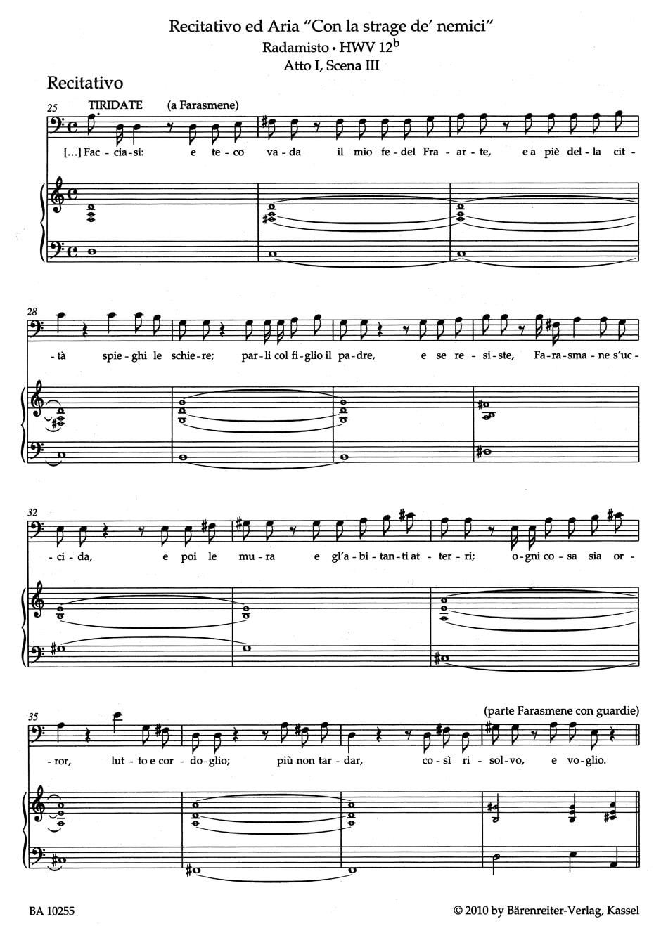 Händel, Georg Friedrich: Aria Album for Bass from Handel's Operas (urtext)