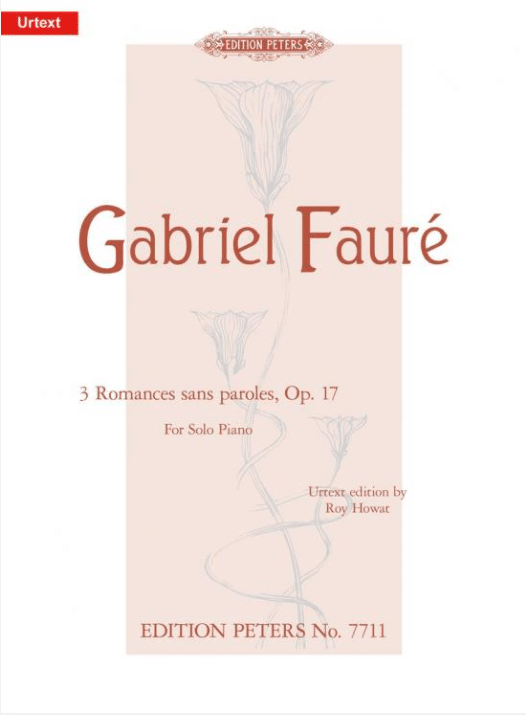 Faure: 3 Romances sans paroles