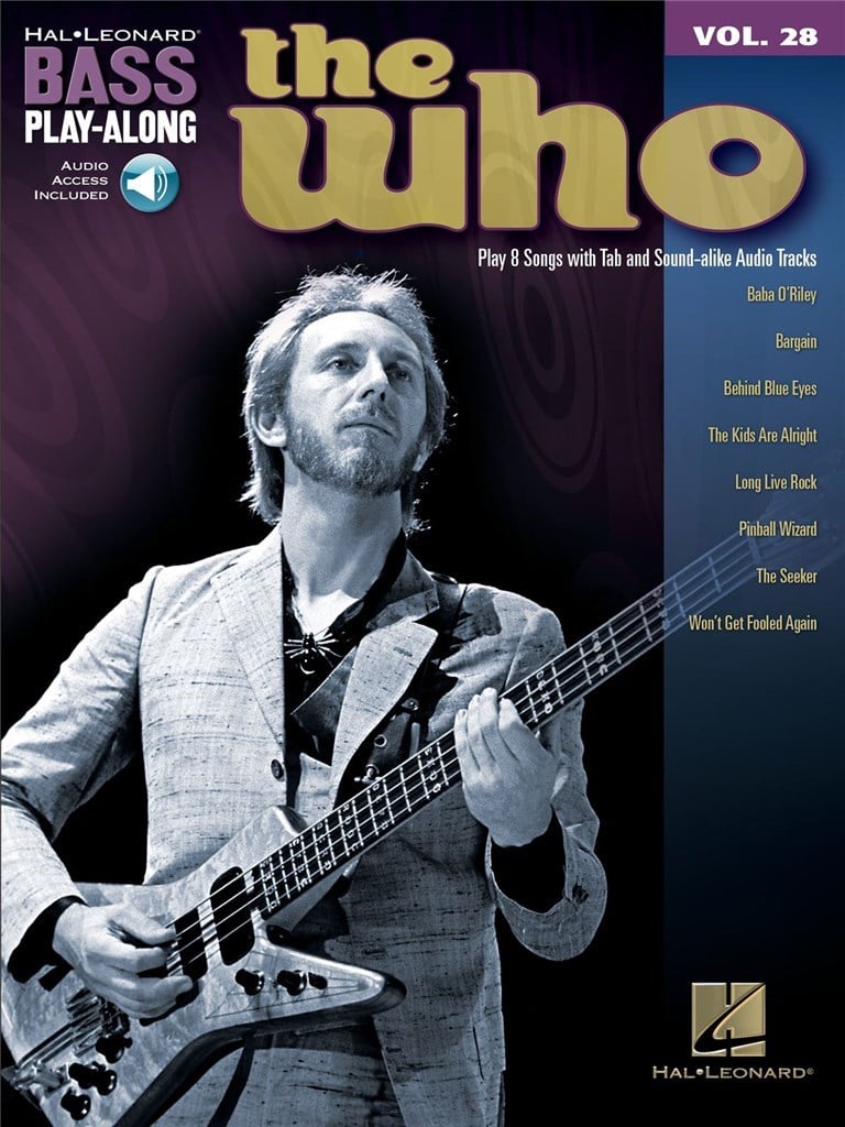 Hal Leonard Bass Play-Along Vol. 28: The Who (Bok + online audio access)
