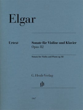 Elgar, Edward: Sonate für Violine und Klavier/Sonata for Violin an d PIano op. 82/Violinsonat op. 82 (urtext)