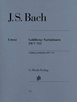 Bach, Johann Sebastien: Goldberg-Variationen/Godberg Variations BWV 988 (urtext, MED fingersättningar) Noter