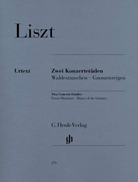 Liszt, Franz: Zwei Konzertetüden_ Waldesrauschen und Gnomenreigen/Two Concert Etudes Forest Murmurs & Dance of the Gnomes (urtext) Liszt, Franz: Zwei Konzertetüden_ Waldesrauschen und Gnomenreigen/Two Concert Etudes Forest Murmurs & Dance of the Gnomes (urtext) Noter