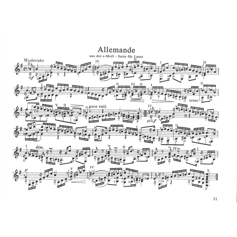 Bach Buch für die Gitarre