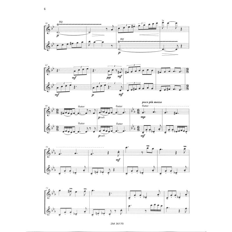 Offermans, Wil: Waltz of the Wolves for two flutes