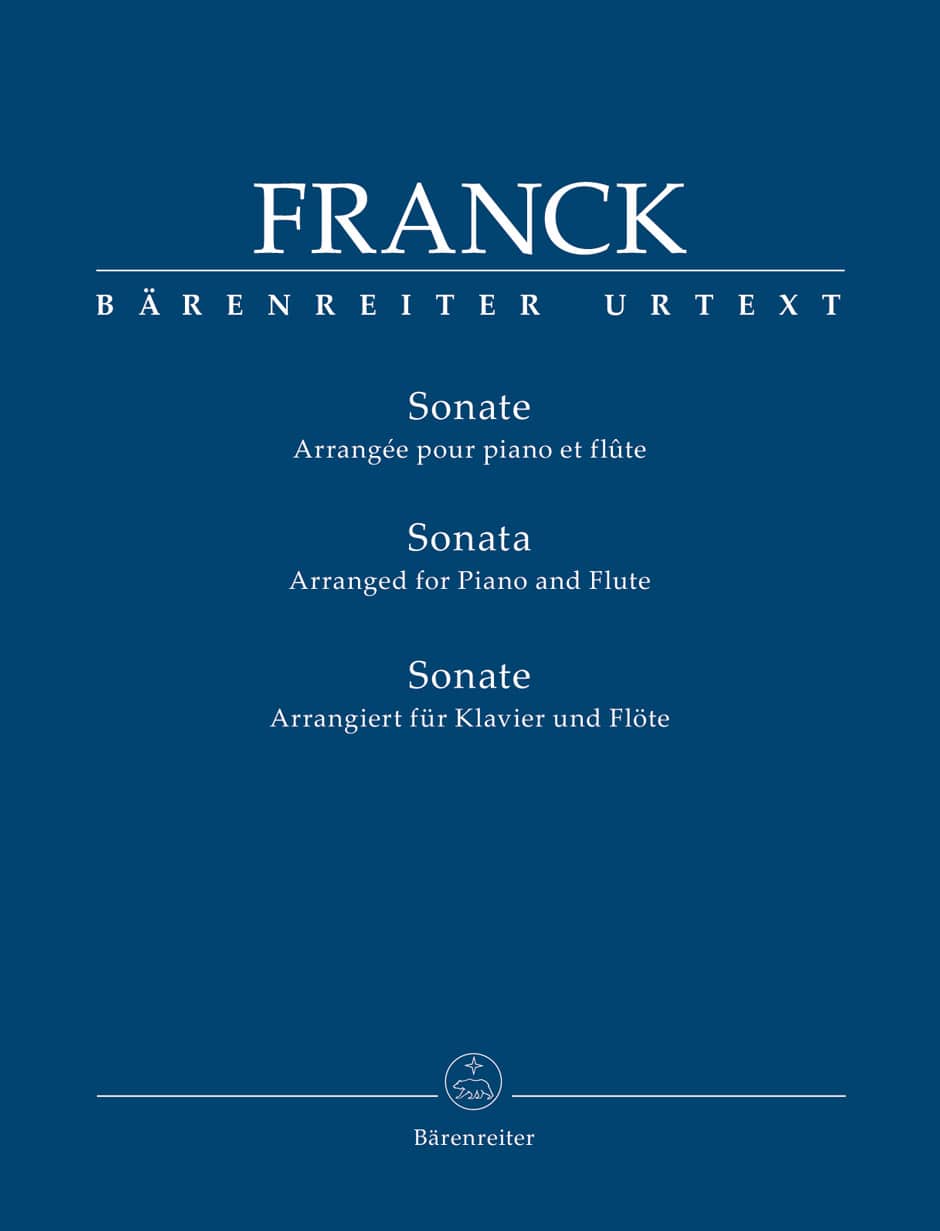 Franck, César: Sonata (arranged for Piano and Flute, urtext)