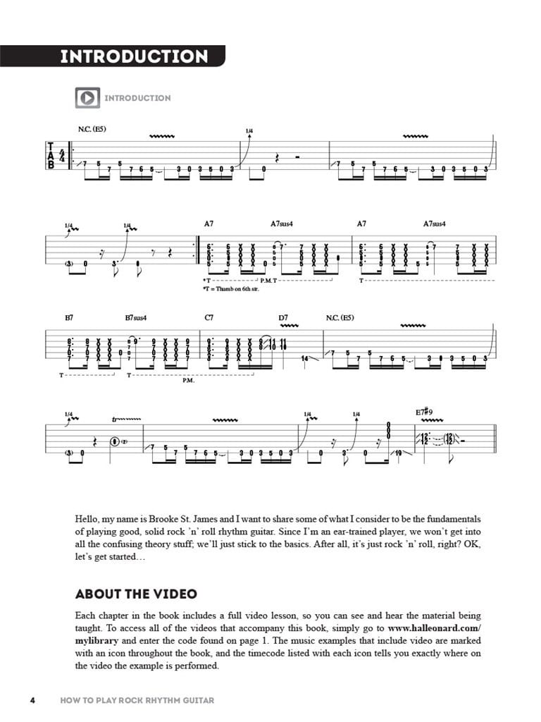 How to Play Rock Rhythm Guitar (Bok + Online video lessons) How to Play Rock Rhythm Guitar (Bok + Online video lessons) Gitarr