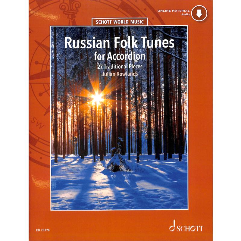Russian Folk Tunes for Accordion 27 Traditional Pieces (bok + online audio access)