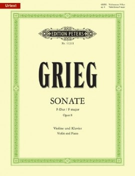 Grieg, Edvard: Violin Sonate 1 F-Dur op 8 (urtext)