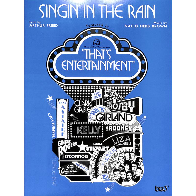 Brown, Nacio Herb: Singin’ in the rain Brown, Nacio Herb: Singin’ in the rain Film/Musikal/Spelmusik (Separatnot)