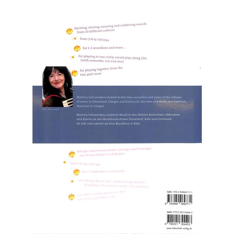 Schumeckers Martina: Accordion Trip 1 (bok + 2 playalong CD) Schumeckers Martina: Accordion Trip 1 (bok + 2 playalong CD) Dragspelsnoter
