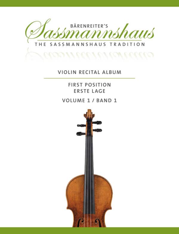 Sassmannshaus: Violin Recital Album First Position, Volume 1 Noter