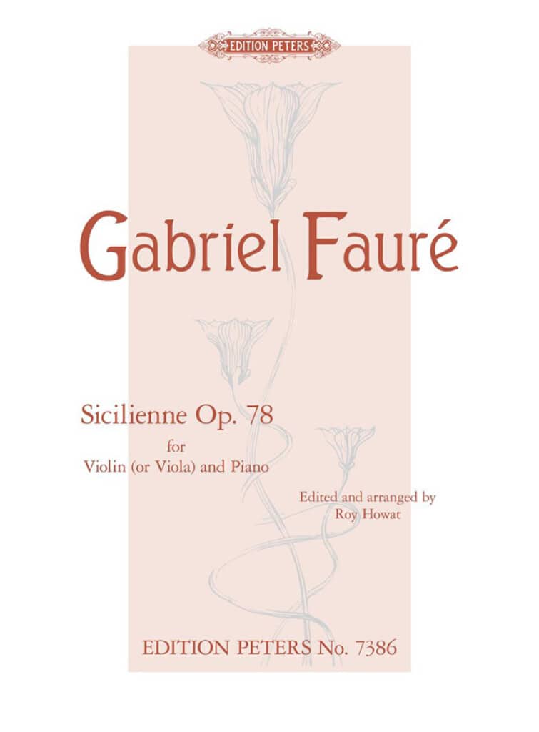 Fauré, Gabriel: Sicilienne Op.78 (violin/viola och piano)