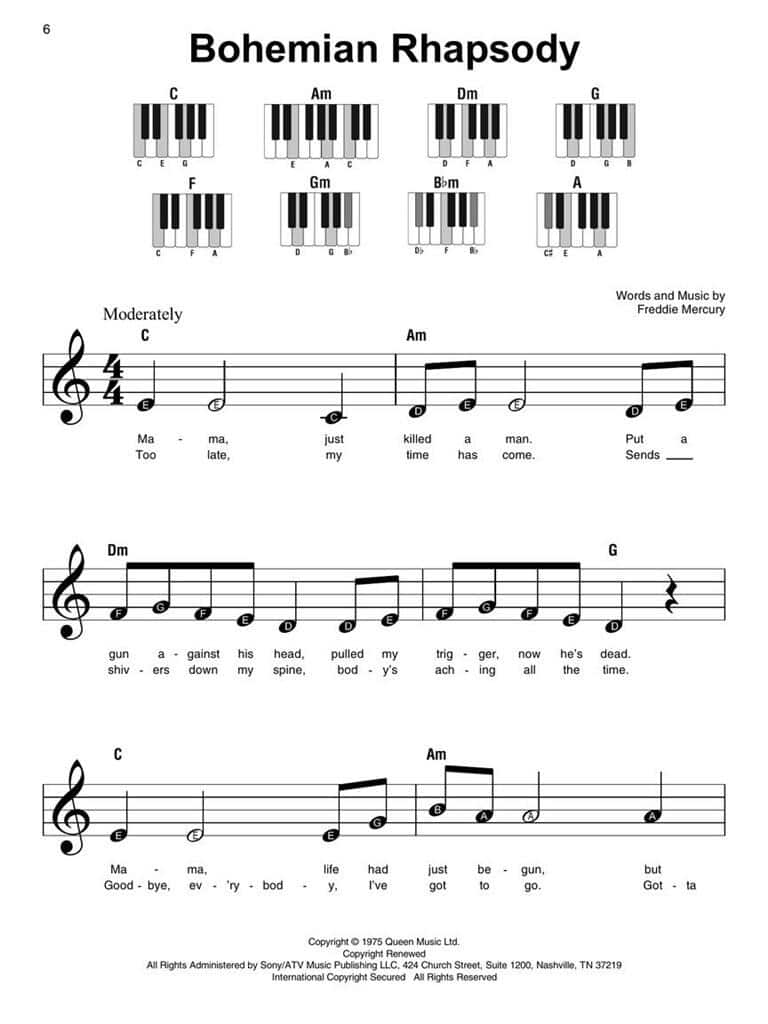 Queen – Super Easy Songbook Queen – Super Easy Songbook Artister (easy piano)