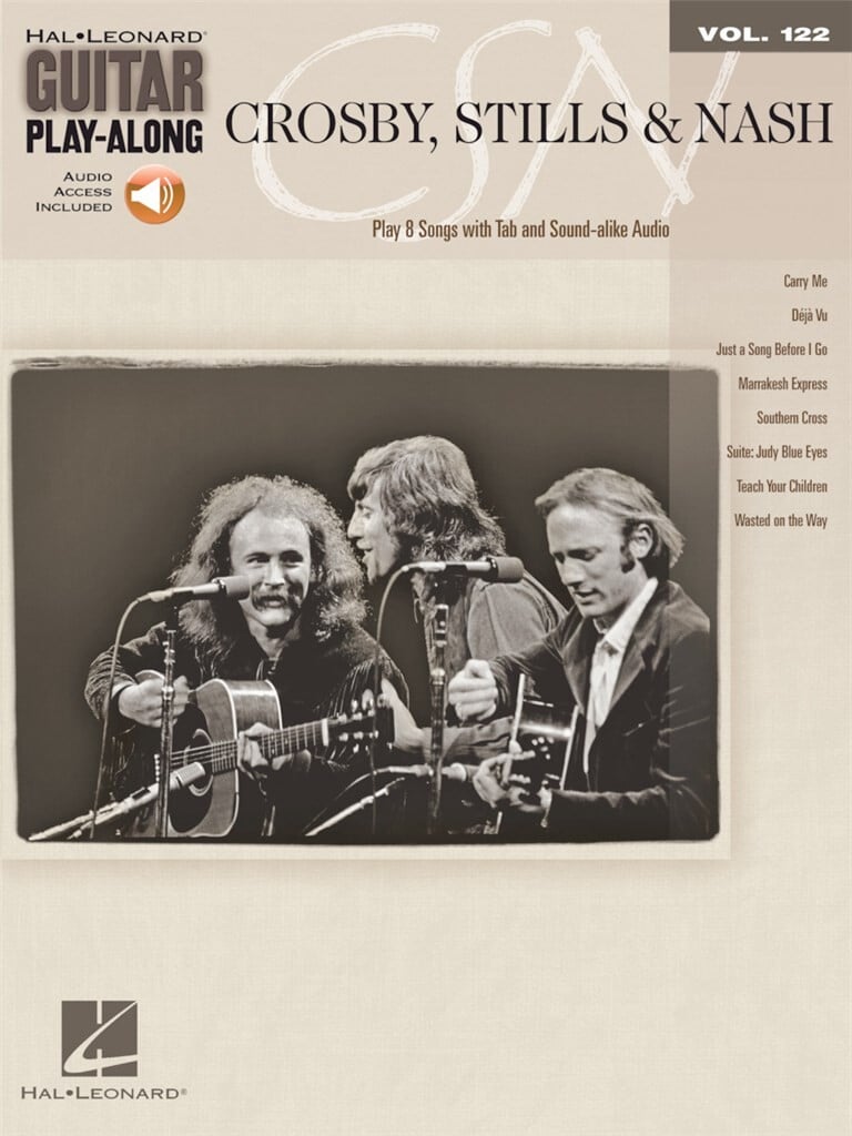 Hal Leonard Guitar Play-Along Vol. 122: Crosby, Stills & Nash (bok – online audio access) Hal Leonard Guitar Play-Along Vol. 122: Crosby, Stills & Nash (bok – online audio access) Gitarr