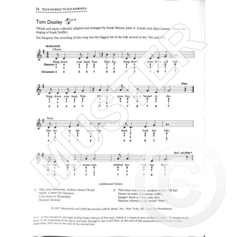 Alfred's Teach Yourself To Play Harmonica (diatonisk och kromatisk munspel)