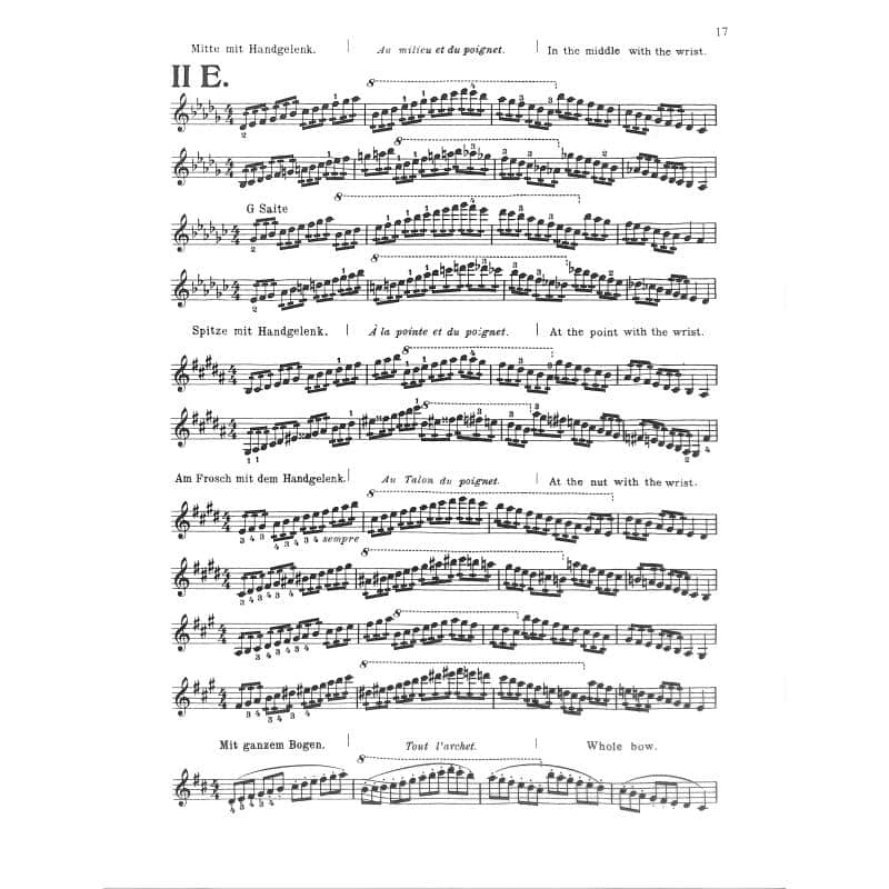 Carl Flesch: Urstudien für Violine