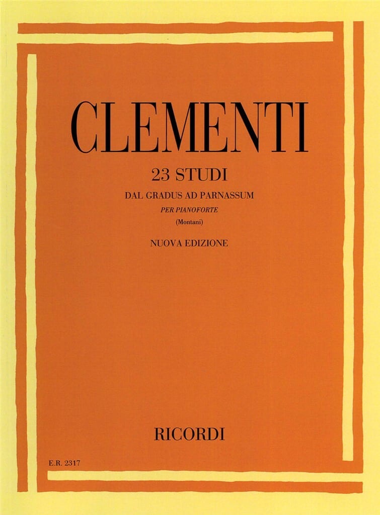 Clementi, Muzio: 23 Studi Dal ’Gradus Ad Parnassum’ Clementi, Muzio: 23 Studi Dal ’Gradus Ad Parnassum’ Noter