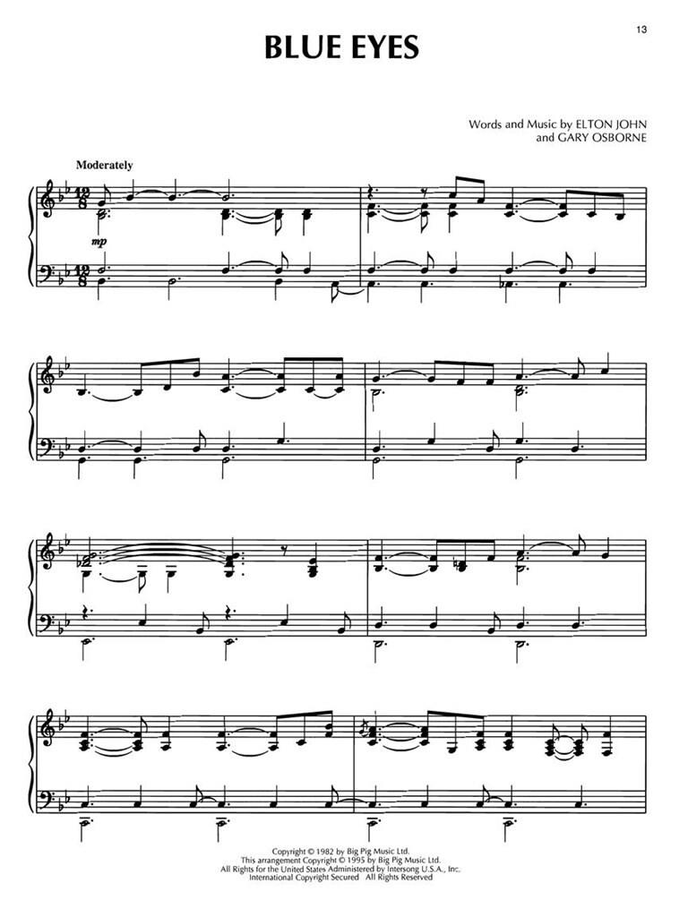 The Elton John Piano Solo Collection