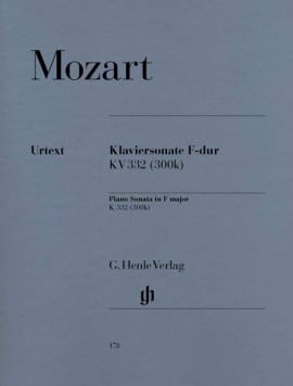 Mozart, Wolfgang Amadeus: Piano Sonata in F major K 332 (300k) urtext