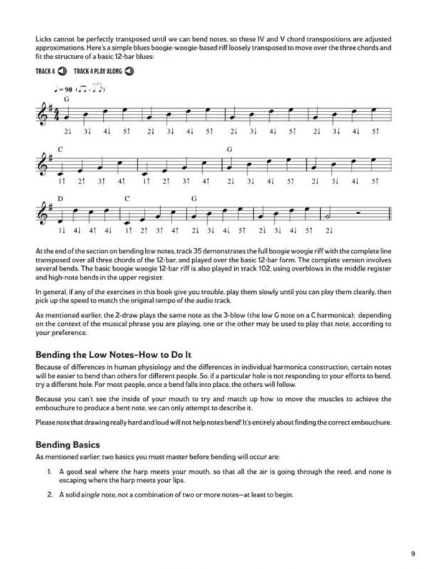 Blues Harmonica Bending & Beyond (Bok + online audio access) Gottfrid