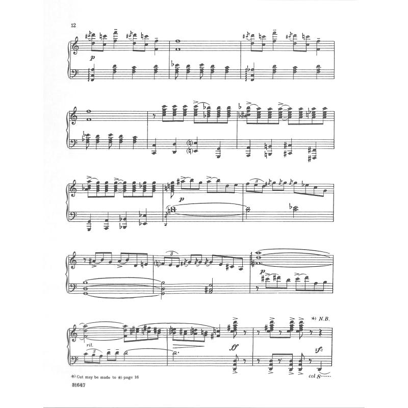 Gershwin, George: Rhapsody in Blue (piano solo) Gershwin, George: Rhapsody in Blue (piano solo) Noter