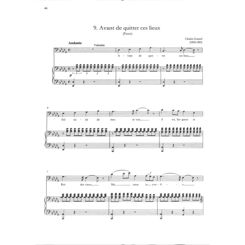 French Operatic Arias for Baritone and Piano
