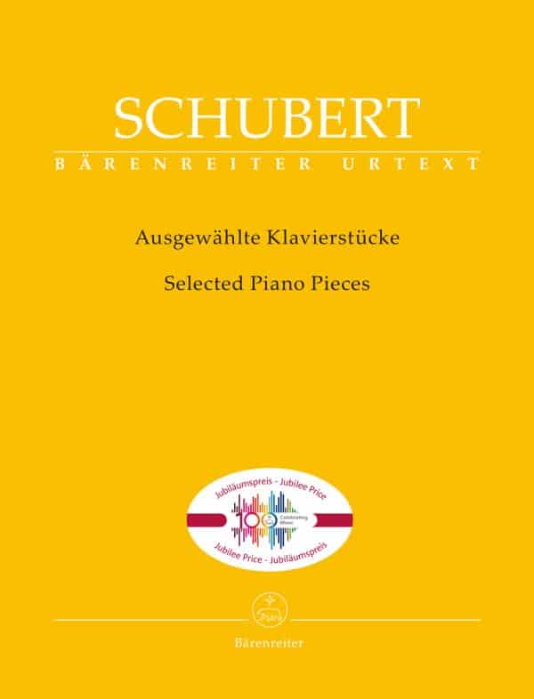 Schubert, Franz: Selected Piano Pieces (urtext, 100 years of Bärenreiter Jubilee edition) Noter