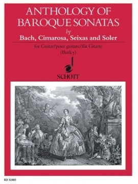 Anthology of Baroque Sonatas by Bach, Cimarosa, Seixas and Soler