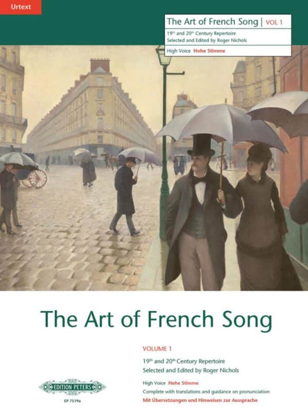The Art of French Song, Vol. 1 (High Voice) urtext Noter