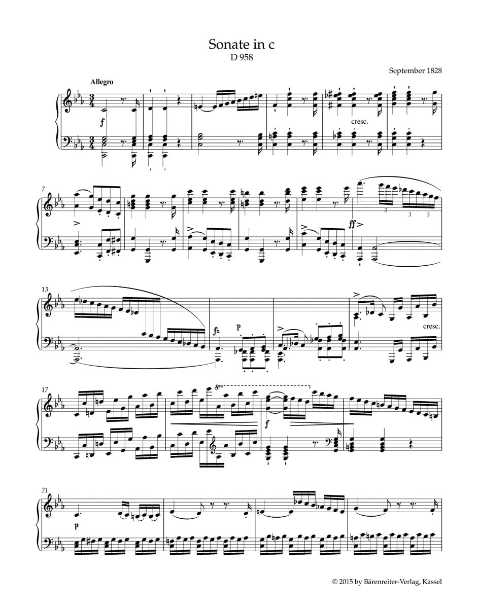 Schubert, Franz: Piano Sonatas III D 894, 958, 959, 960
