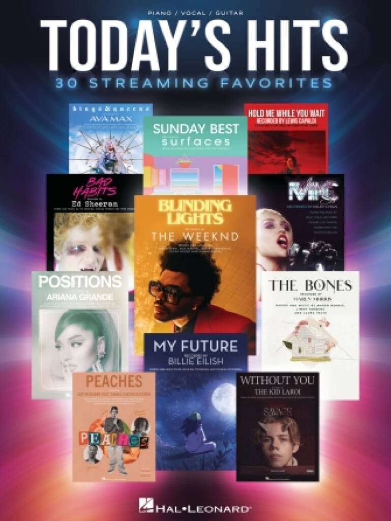 Today's Hits 30 Sreaming Favorites (Piano, vocal, guitar)